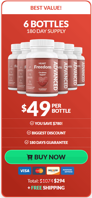 Buy Heart Freedom 6 Bottle